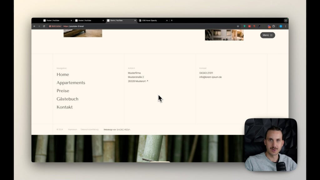 navigation hover opacity effekt im bricks builder (deutsch)